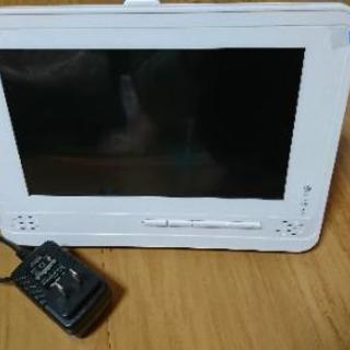 防水 9インチ フルセグチューナー搭載 ポータブルDVDプレーヤー