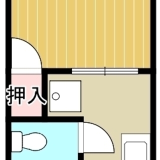残り1室【初期費用無料です】１K　岡山市中区 　インターネット無料
