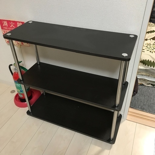 テレビ台として使っていました。