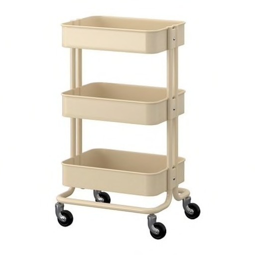 【未使用新品】IKEA/キッチンワゴン/ベージュ