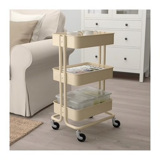 【未使用新品】IKEA/キッチンワゴン/ベージュ