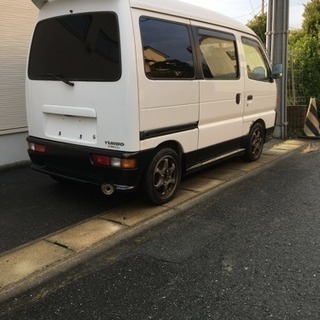 エブリィ  DE51V ローダウン 新品社外砲弾マフラー ターボ フル装備 整備途中の画像