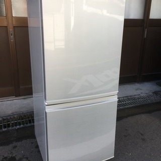 SHARP  2ドア冷蔵庫  137L  【2017年製】