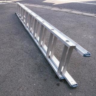 2連はしご　全長5.83m　縮長3.48m　軽量タイプ　2段はしご　伸縮