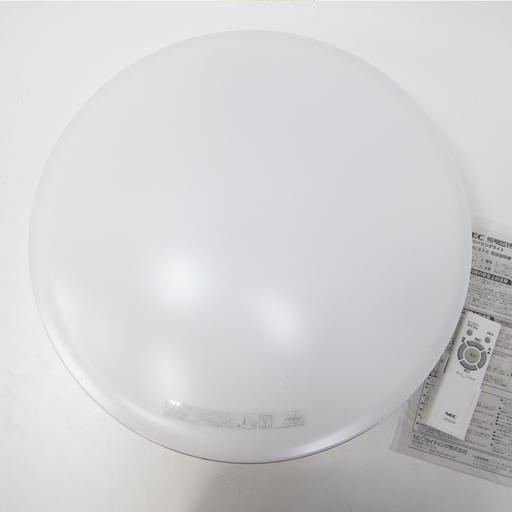 【美品】LEDシーリングライト ～8畳 リモコン付 天井照明  (AA42)