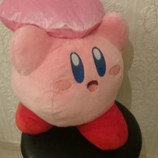 新品カービィハート持ってるビッグぬいぐるみ【まりこ風味】