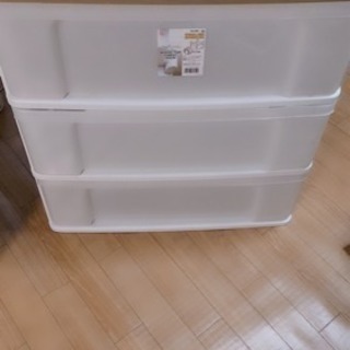 ウッドトップチェスト 3段