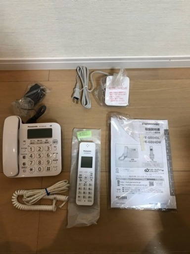 パナソニック 固定電話(子機付き) 未使用品