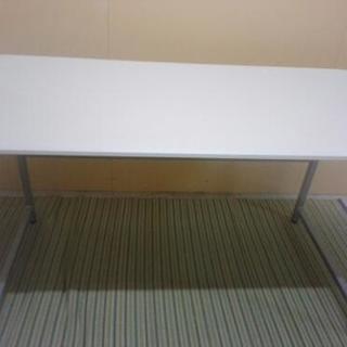 【新品未使用！】★組み立て済み★フラットデスク　パソコンデスク　...