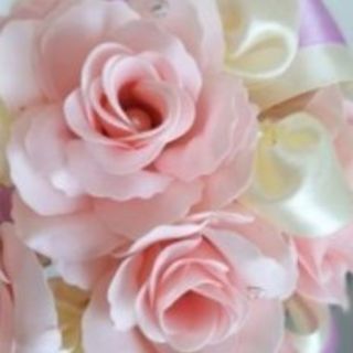 フレグランスフラワー使用のブーケ💐スワロフスキー付✨松山市の画像