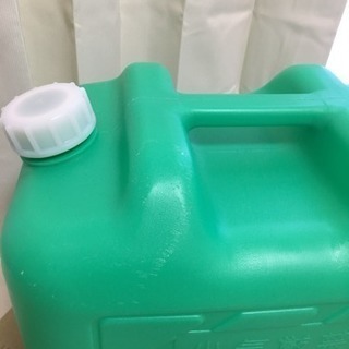 灯油ポリタンク 緑20L ※2/5日中引き取り限定の画像