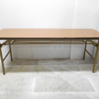 木目天板折足会議テーブル『良品中古』複数入荷！【リサイクルショッ...