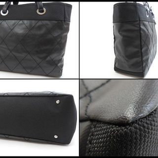 CHANEL シャネル パリビアリッツ トートMM 黒 トートバッグ