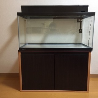 【値下】90センチ水槽セット (ガラス)