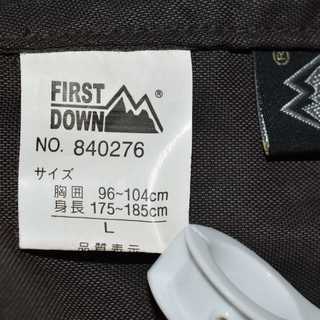 【身幅：５５cm】ファーストダウン Ｐコート ブルゾン m l かわいい【FIRST DOWN】の画像