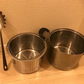 パスタ鍋、パスタサーバー セットで