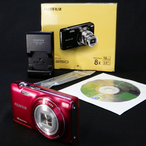 FUJIFILM デジタルカメラ FinePix JZ250 1600万画素 光学8倍 ピンク  Used