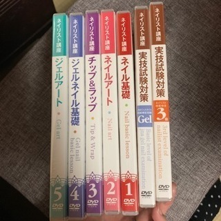 ネイリスト講座のDVDです。