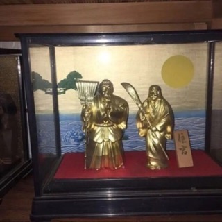 和風インテリア ケース置物 3点セットの画像