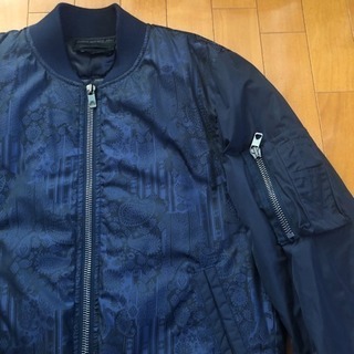 新品🌟DIESEL BLACK GOLD ペイズリー柄 中綿ナイロン ジャケットの画像