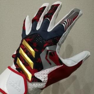 新品 ADIDAS バッティンググローブ Lサイズ 山田哲人モデル アディダスの画像