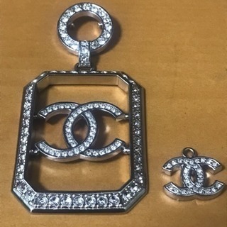 シャネル 特大 ココマーク 金属素材 ２個セット レア 美品の画像