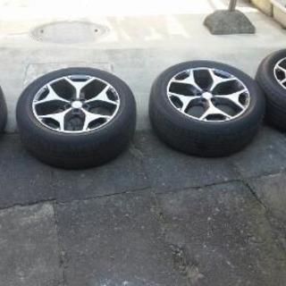 スバルフオレスタ純正アルミホイール4本タイヤ付き