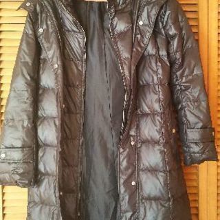 ファー付きレディースロングジャケット