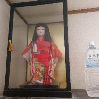 【ガラスケース入り】大きな日本人形【美品】
