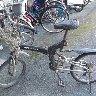 運搬袋付き　折り畳み自転車　6段変速　20インチ　整備必要です