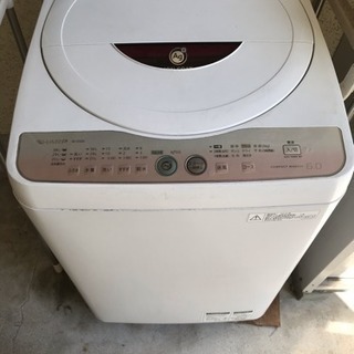 【引渡済】【あげます】洗濯機 シャープ 2012年製 6.0kg