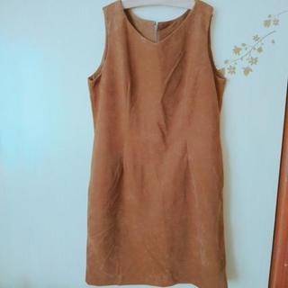 ❨値下げ❩新品 / スウェードのワンピとジャケットの画像