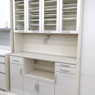 【７月10日までの出品にします】パモウナ 食器棚 ホワイト 90 7月10日までの出品にします】パモウナ 食器棚 ホワイト 90 2025年