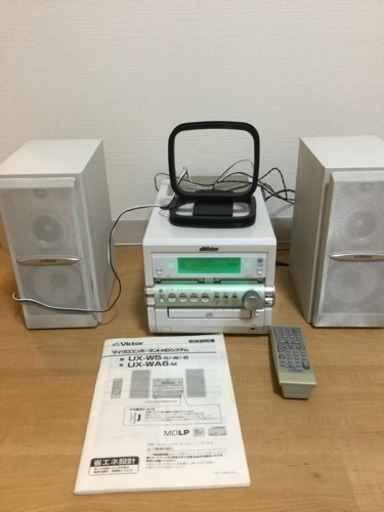 ビクターCD、MDコンポ 備品マイクロコンポーネントMDシステム