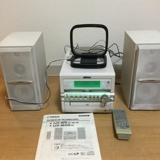 ビクターCD、MDコンポ 備品マイクロコンポーネントMDシステム