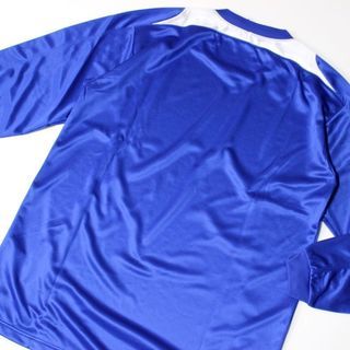 新品未開封　★　 アンブロ 　 UMBRO　サイズL　メンズ ドライ 　吸汗速乾 　長袖ゲームシャツ 　青/白　★　サッカーの画像