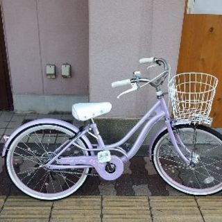 自転車　キッズ　メゾピアノ　ラベンダー色　20インチ リユース】メゾピアノ 20インチ 2020年モデル 子供用 自転車