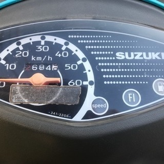 再値下げ【新品パーツ多数】 原付 スズキ レッツ4 パレット 4st 水色の画像