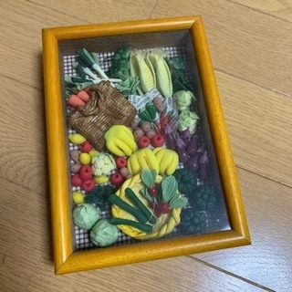 美品‼️ミニチュア野菜 クレイクラフト カラー樹脂粘土 ケース入り