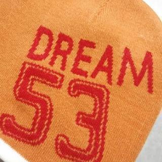 ニット帽 オレンジの画像