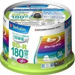 バーベイタム 6倍速対応BD-R 50枚パック 25GB ホワイ...