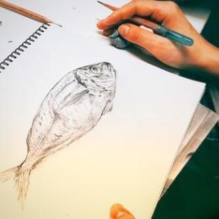 【絵画教室、入会金無料、一回から可！オンラインも出来ます】
アートクラス 高田馬場　少人数制の画像