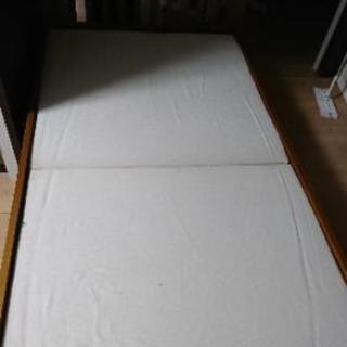 無印良品のシングルベッド×2台☆マット無し
