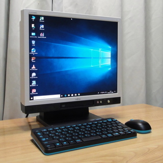 取引中です 高速！富士通 液晶（17インチ）一体型PC Win10 Pro Core i5 SSD 128GB メモリ 4GB Office 2016 pro付 ワイヤレスキーボード&マウス付 の画像