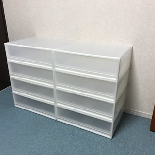 無印良品 MUJI ポリプロピレン ＰＰ収納ケース引出式横ワイド...