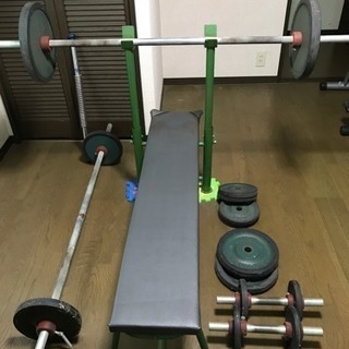 ベンチプレス・バーベルセット(受け渡し予定者、決まりました)