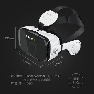 3D VR ゴーグル ヘッドセット　大視角120°の画像