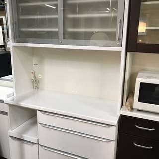 松田家具 レンジボード ホワイト
