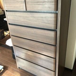 ダークブラウン タンス チェスト