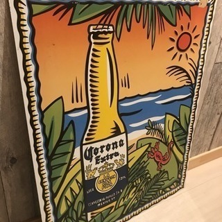ブリキ看板 CORONA